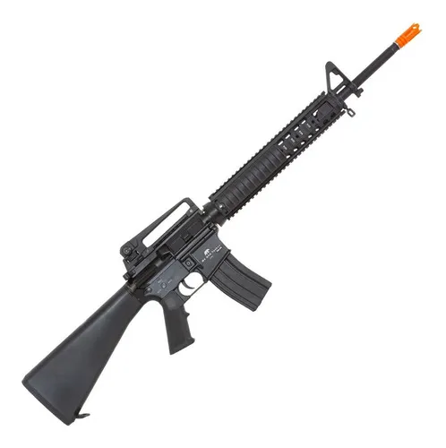 Rifle Airsoft Elétrico Aeg Qgk M16 Fm-08 Full Metal