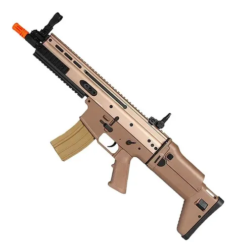 Rifle De Airsoft Elétrico Qgk Aeg Sc-l Tn - Full Metal 6mm