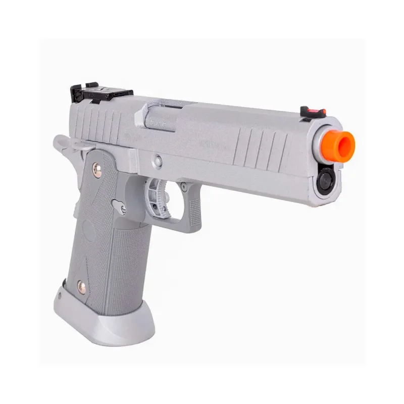 Pistola Airsoft M1911 TI Full Metal GBB Blowback 6mm - QGK