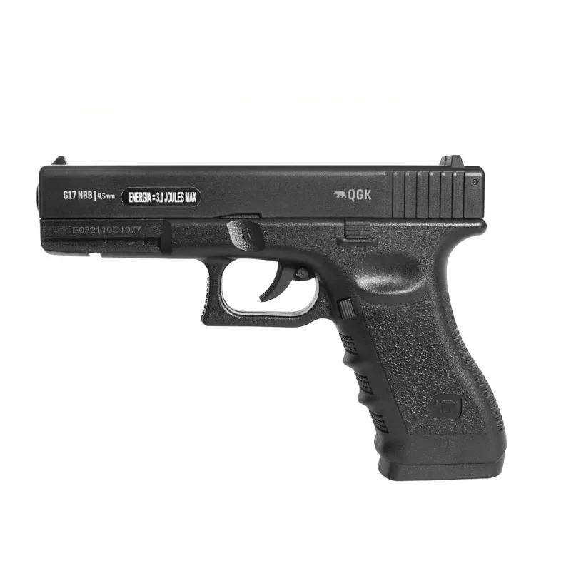 Pistola De Pressão Airgun Co2 Glock G17 Nbb 4,5mm - Qgk