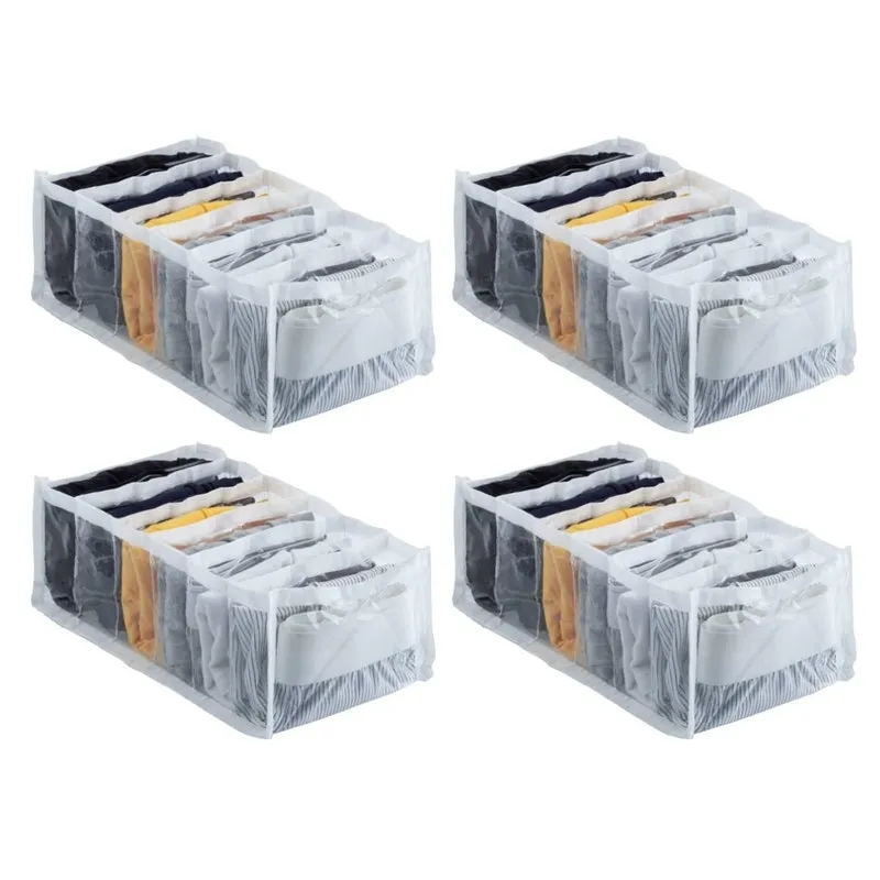 Kit 4 Colmeias Organizadoras Transparentes 10x15x25 Gaveta