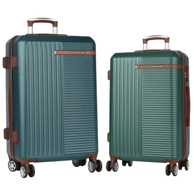 Kit 2 Malas Bordo 10kg E Média 23kg Cairo Polo King Verde