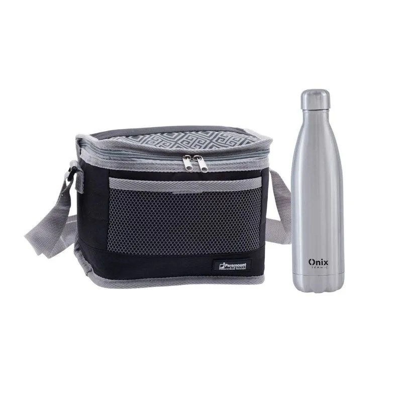 Conjunto Marmita E Garrafa 750ml Térmicas Academia Piscina