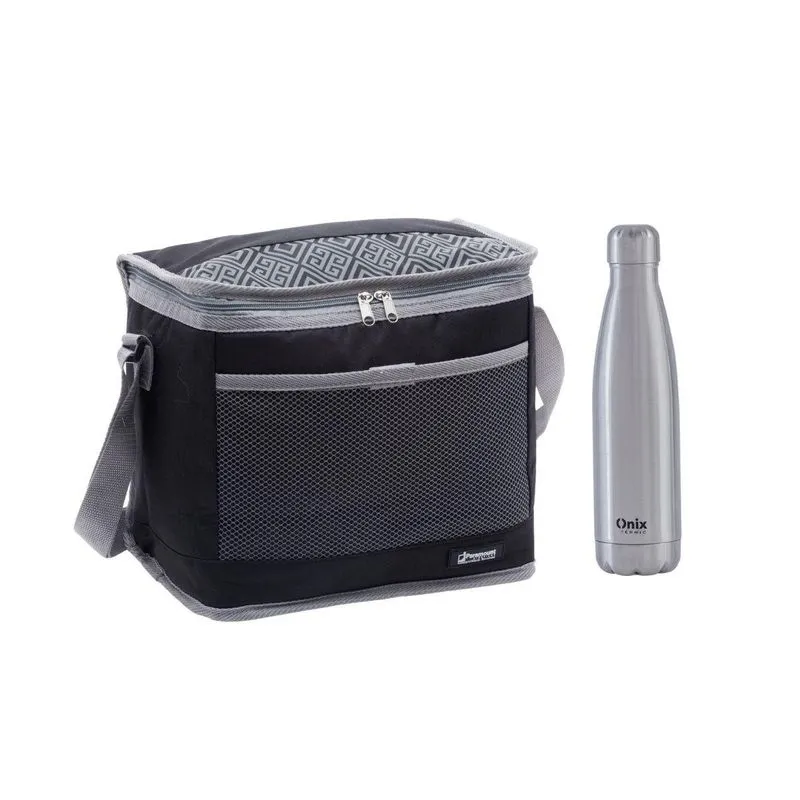 Combo Bolsa E Garrafa Térmicas Piquenique Viagem Acampamento