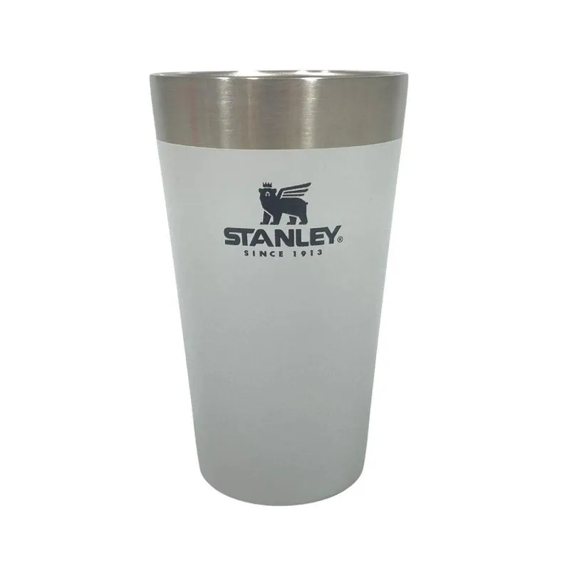 Copo Stanley Sem Tampa 473ml Para Cerveja Branco Churrasco