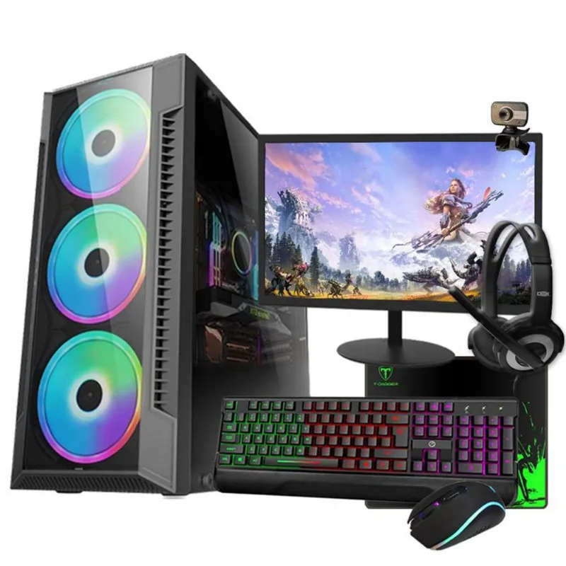 Pc Gamer Completo I5 Gt730 Hd1Tb 8Gb Fonte 500W E Monitor 19