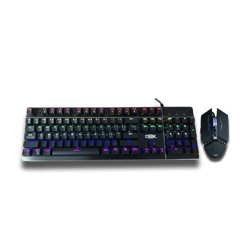 Kit Teclado Mecanico Gamer Ltk-028 + Mouse Gamer S30 Rgb