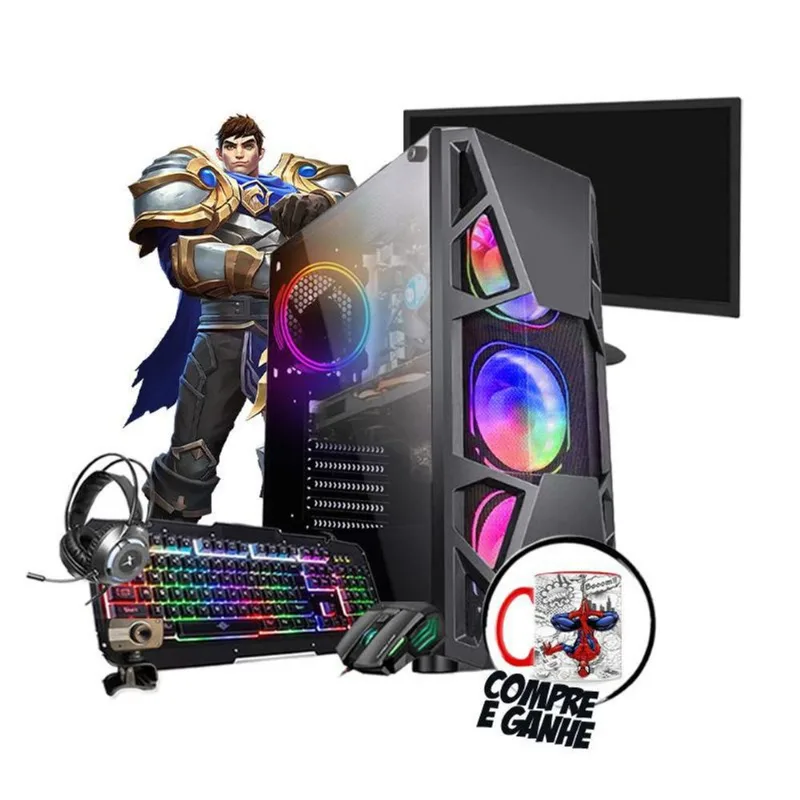 Pc Gamer Completo Bravus I7 Gtx 1650 16Gb Hd 1Tb Ssd 120Gb