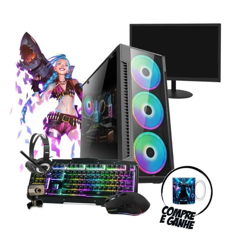 Pc Gamer Completo Maximus I5 Gt 730 4Gb 8Gb Hd 1Tb Wi-Fi