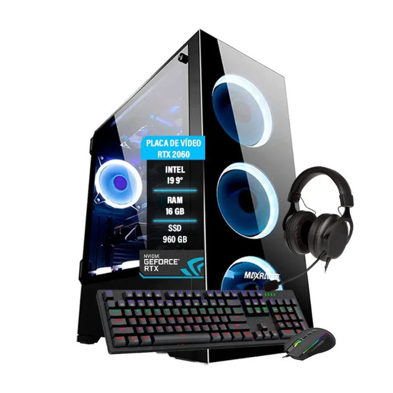 Pc gamer Intel Core I9-10900 16GB rtx 2060 ssd 960GB