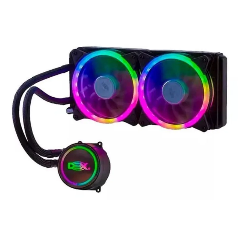 Cooler Fan Cpu Dex Dx-2017 Led Para Intel E Amd