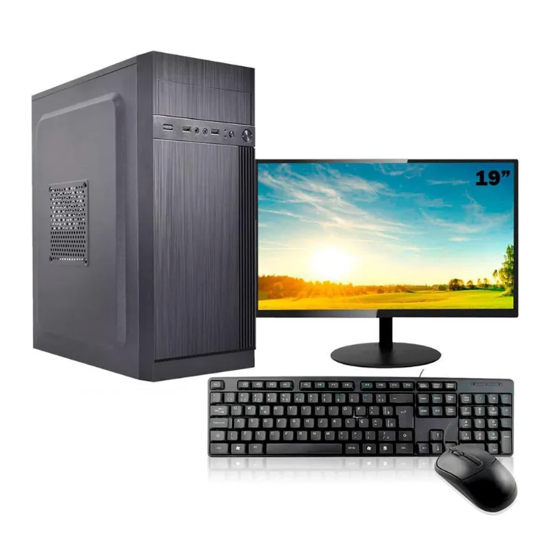 Computador Completo I3 Memória 4Gb Ssd 120Gb Monitor 19 Pl