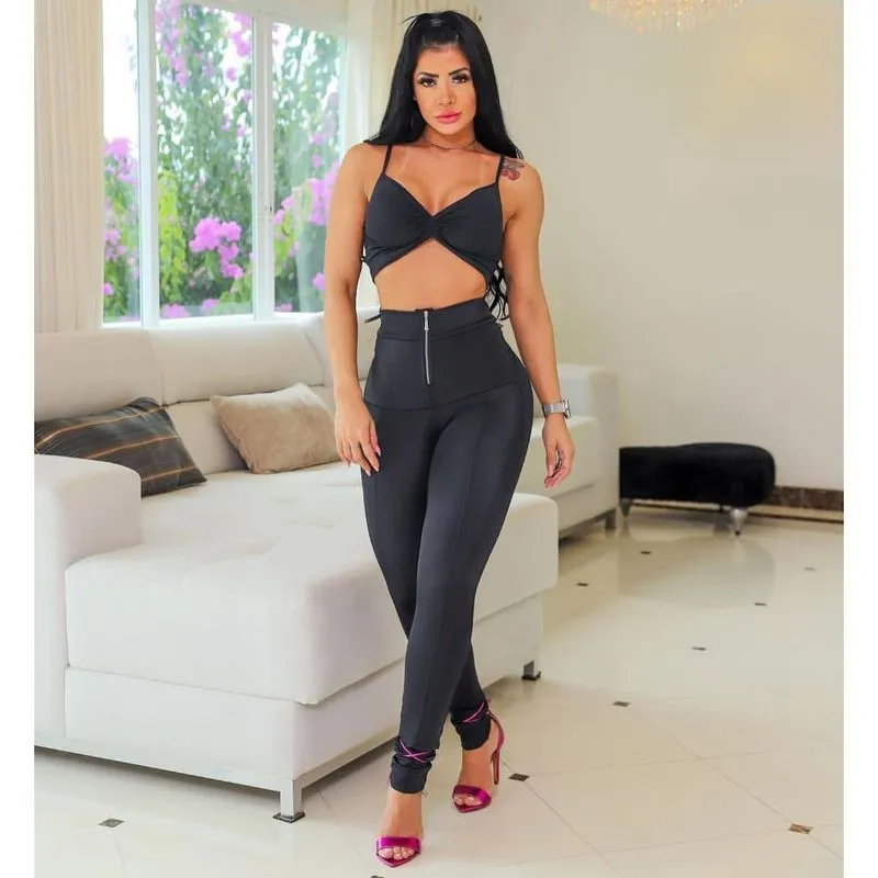 Calça Legging Chapa Barriga e Empina Bumbum Zendaya
