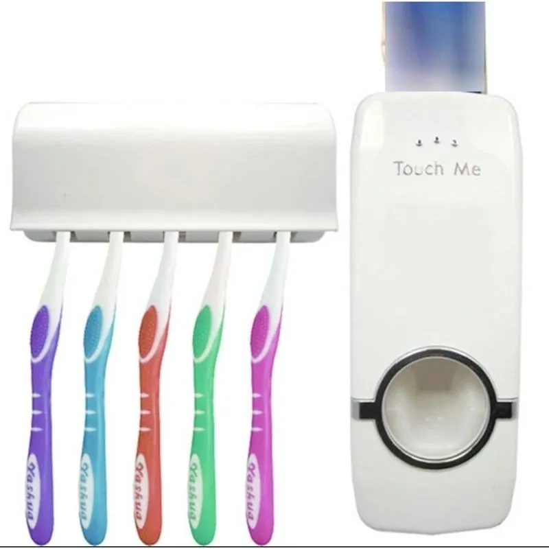 Dispenser Aplicador Creme Dental Pasta Dente Suporte Escovas
