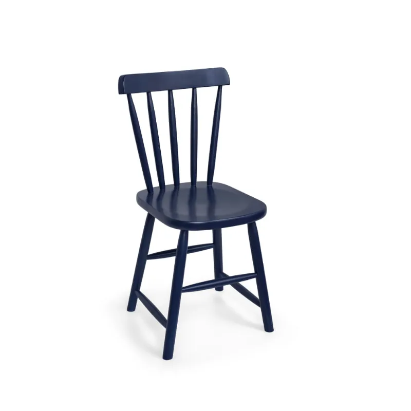 Cadeira Espanha com Assento Anatômico Madeira/MDF - Azul