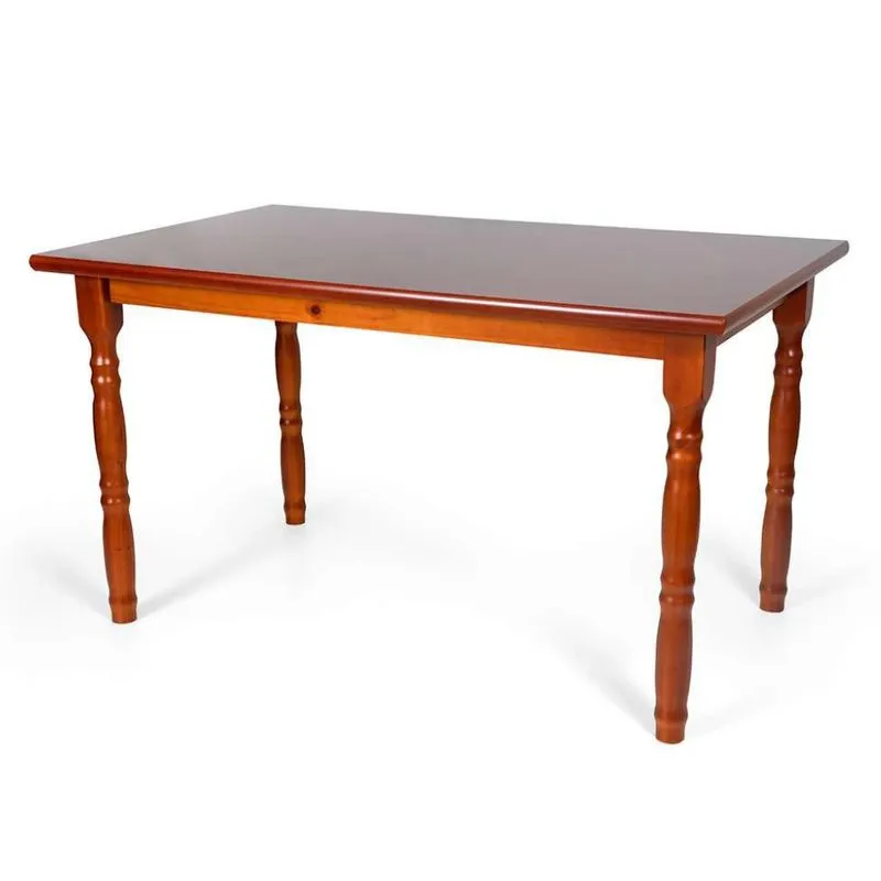 Mesa de Jantar Retangular Dalas Imbuia 136 cm