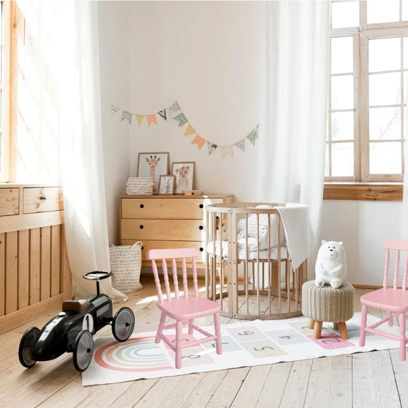 Kit com 2 Cadeiras Dalas Infantil Rosa Rosa