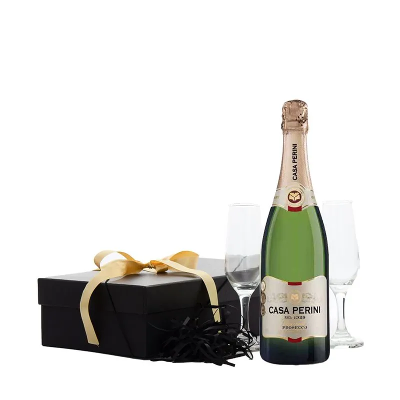 Espumante Casa Perini Prosecco + 2 Taças Vidro