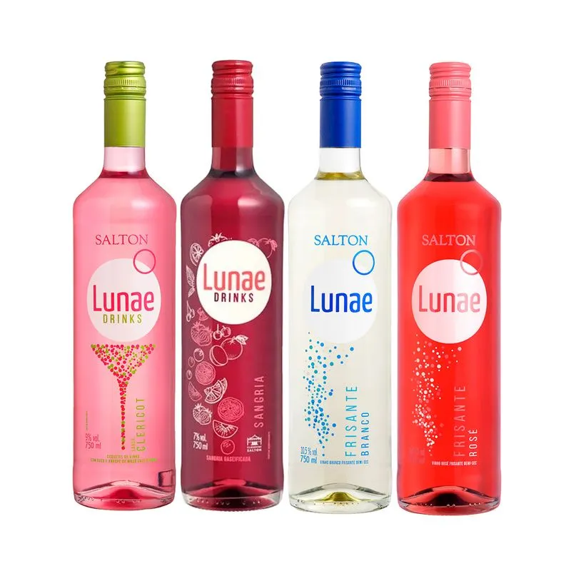 Kit 4 Frisantes Salton Lunae 750ml