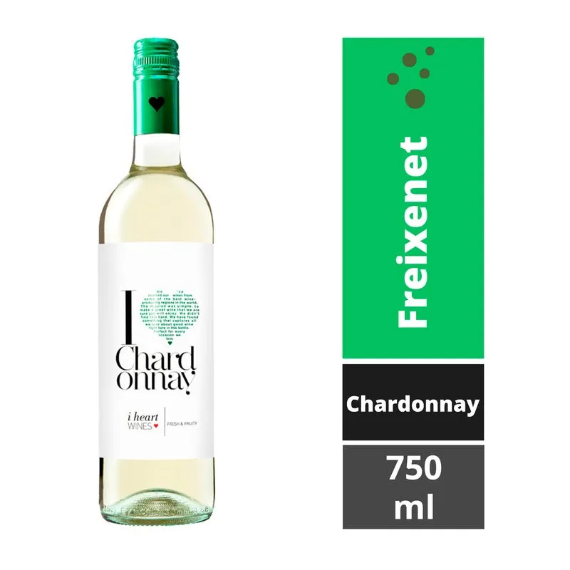 Vinho Branco Freixenet I Heart Chardonnay Demi-sec 750 Ml