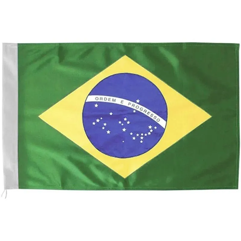 Bandeira Do Brasil De Tecido - 180cm X 120cm