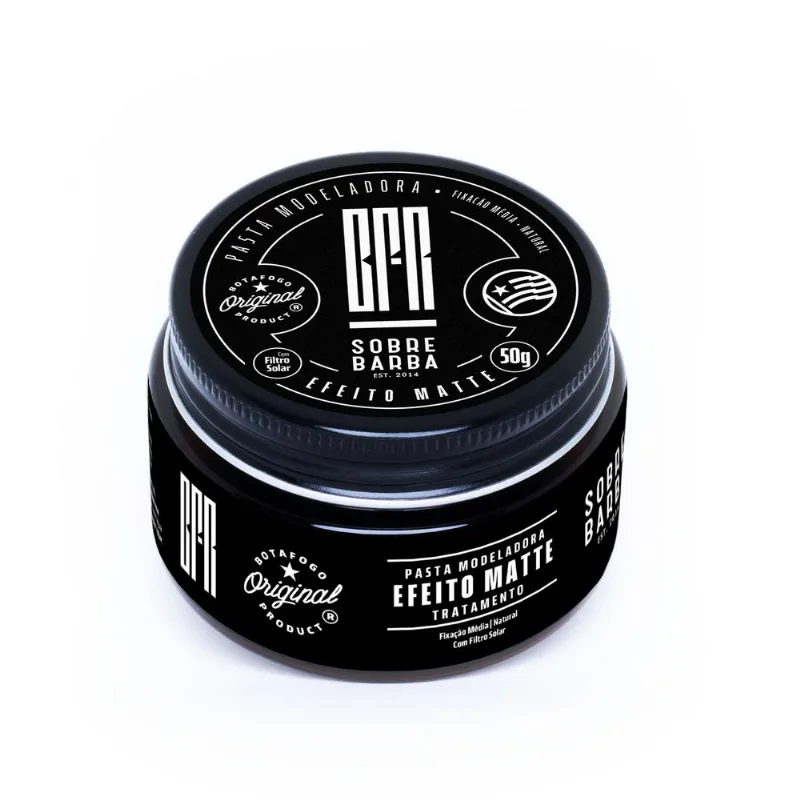 Pasta Modeladora Vegana Efeito Seco - Botafogo - 50g