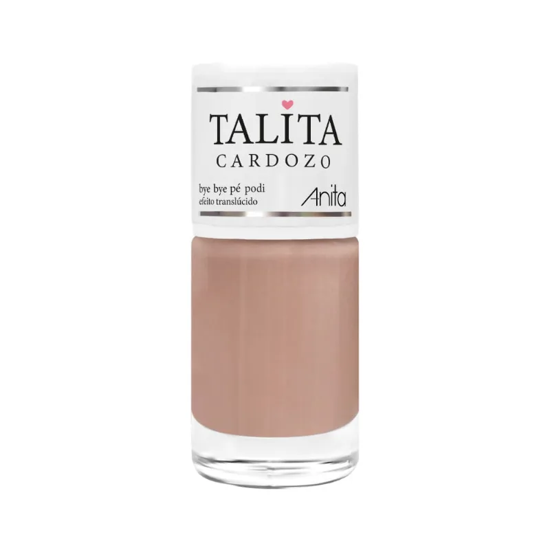 Esmalte Efeito Translucido Anita Talita Cardozo Bye Bye Pe Podi 10ml