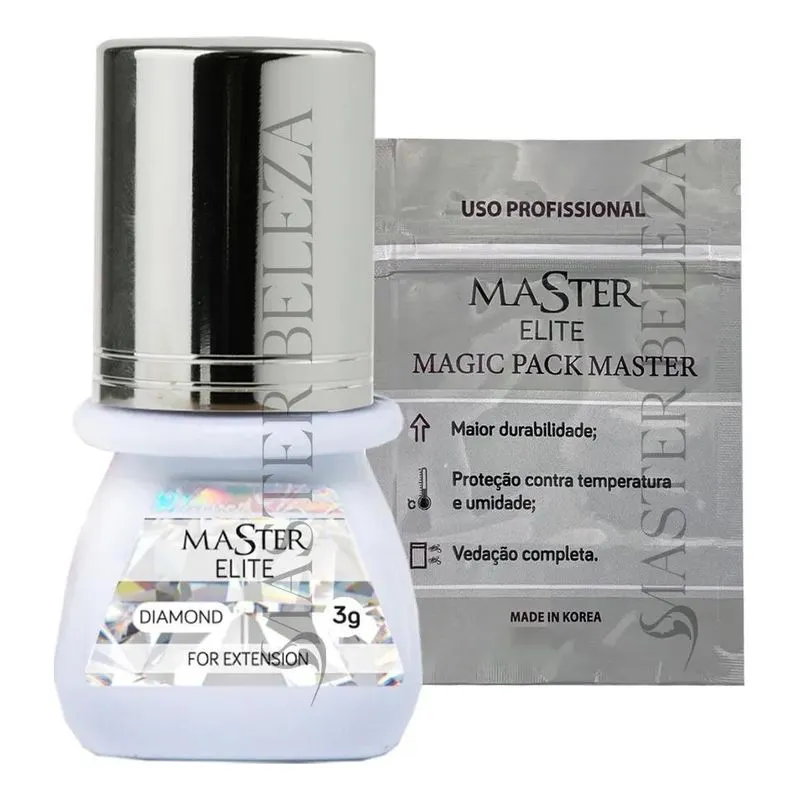 Master Elite Cola Diamond Para Alongamento E Extensão De Cíl