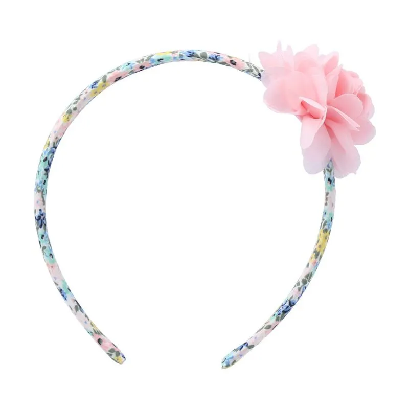 Tiara Infantil Detalhe Flor Rose