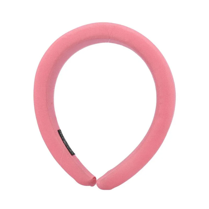 Tiara Arco de Cabelo Tecido Rosa