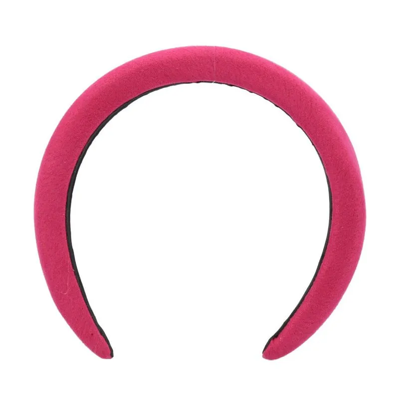 Tiara Arco de Cabelo Tecido Pink