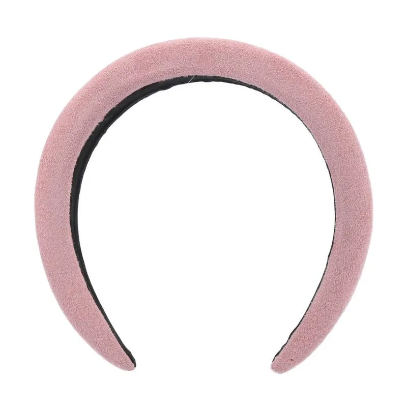 Tiara Arco de Cabelo Tecido Rosa