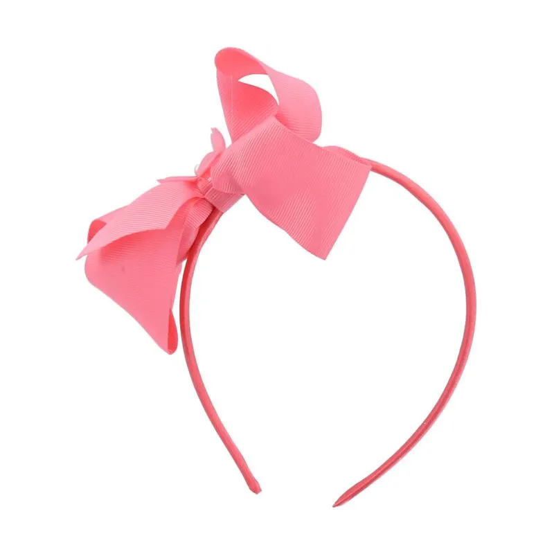 Tiara Infantil de Laço Rosa claro