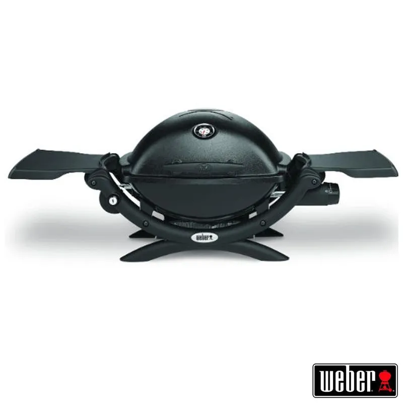 Churrasqueira a Gás Q1200 Preta em Aço Inoxidável - Weber