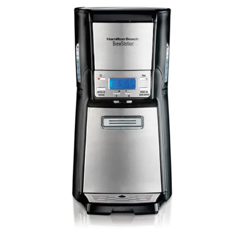 Cafeteira Hamilton Beach Brewstation Elite Preta e Inox para Café em Pó - 48465-BZ