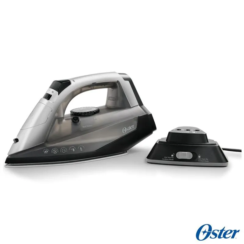 Ferro a Vapor Oster com 05 Níveis de Temperatura, Vapor Vertical e Sistema Corta Pingos - GCSTCC 3000