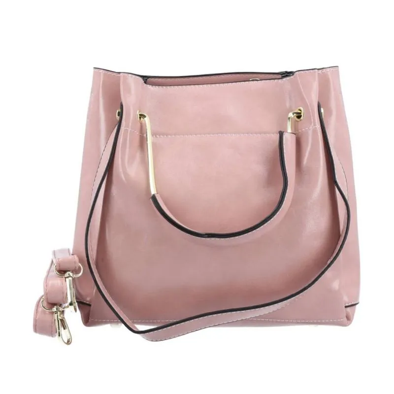 Bolsa Feminina Alça de Mão Rosa
