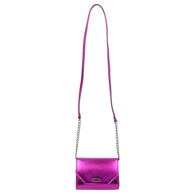 Bolsa Feminina Metalizada Pink
