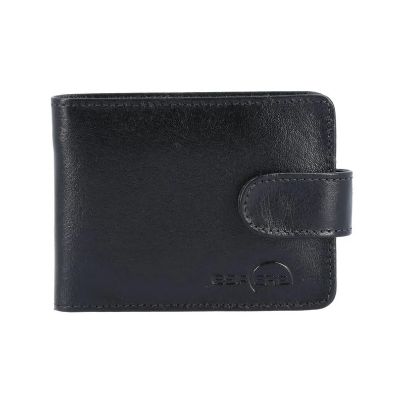 Carteira Masculino de Couro Preto