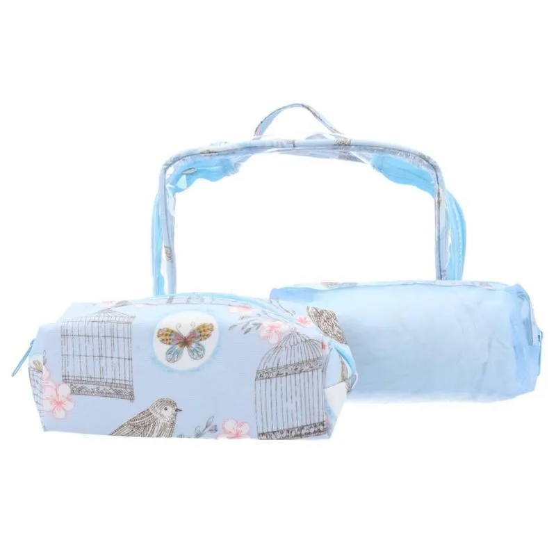 Necessaire Feminina Azul claro