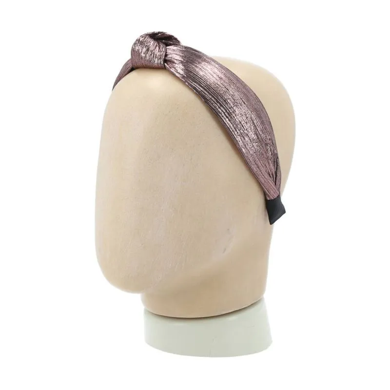 Tiara Feminina Metalizada Rose