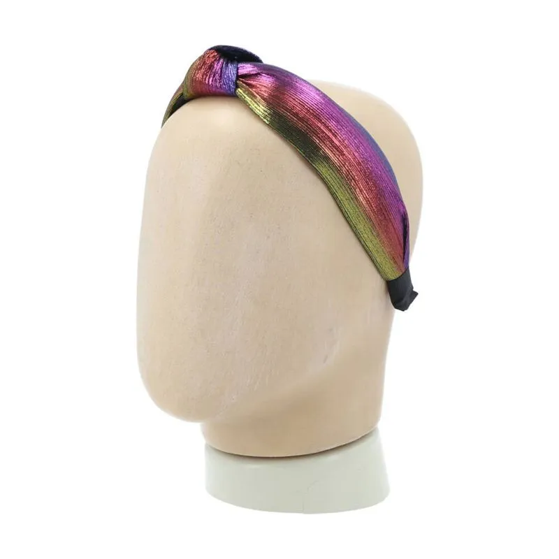 Tiara Feminina Metalizada Roxo