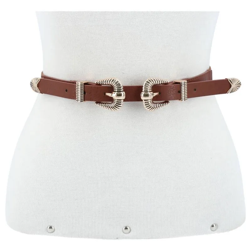 CINTO FEMININO ELASTICO Marrom