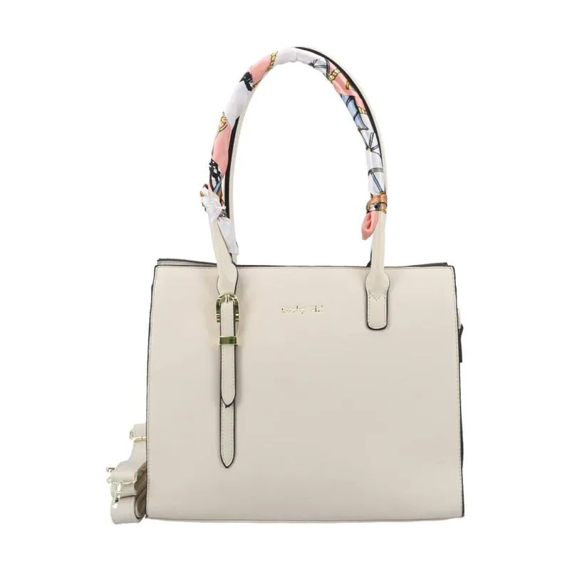 Bolsa Feminina Sintética Marfim