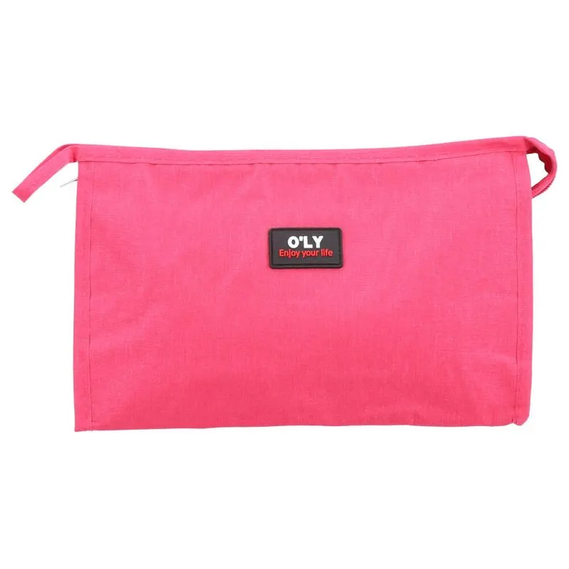Necessaire Unissex de Tecido Pink