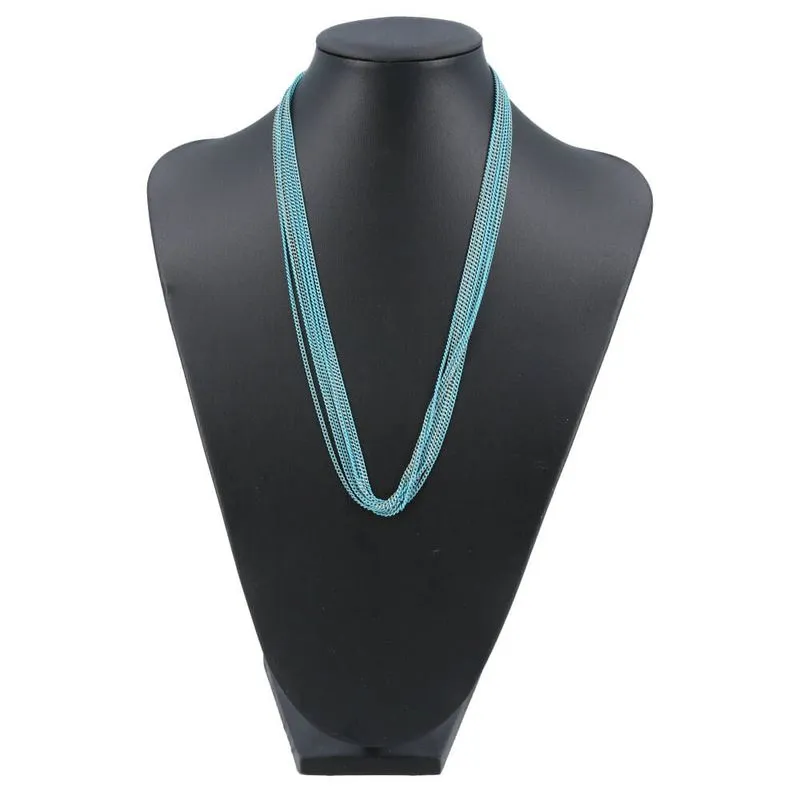 COLAR MIÇANGA METAL Azul claro