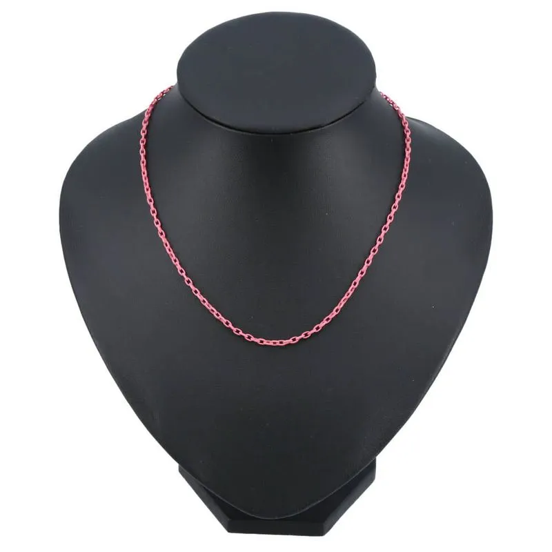COLAR ELOS FEMININO METAL Rosa
