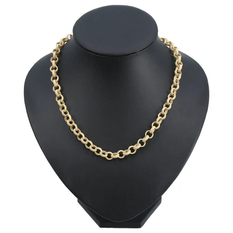 COLAR ELOS FEMININO DE METAL Bege
