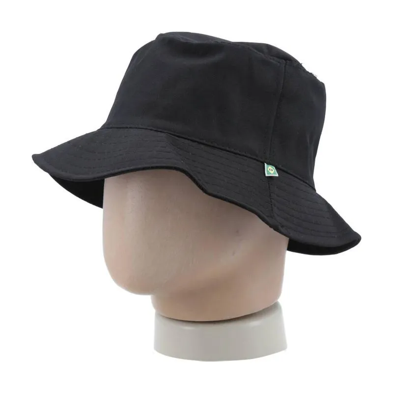 Chapéu Bucket Hat De Tecido - Preto