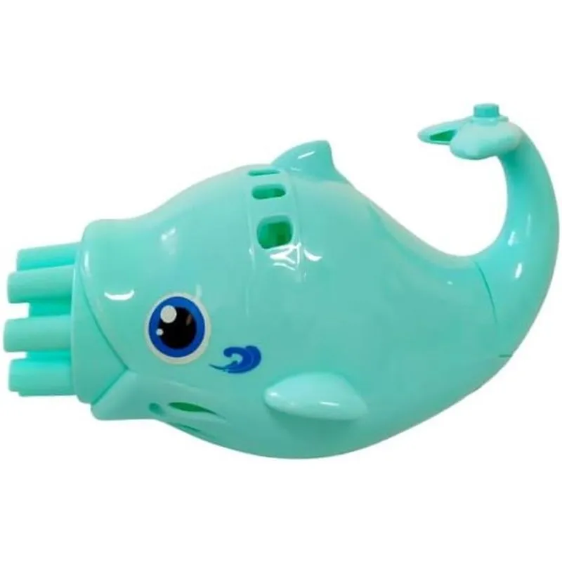 Lançador De Bolhas De Sabão Golfinho Brinquedo Infantil
